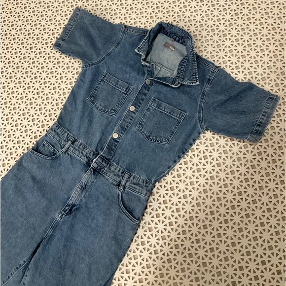 DL1961 Hannah Denim Jumpsuit in Blue Medium Womens Jeans Denim Outfit - Picture 5 of 16